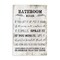 Stupell Industries Rustic Bathroom Rules Humor Wall Plaque Art